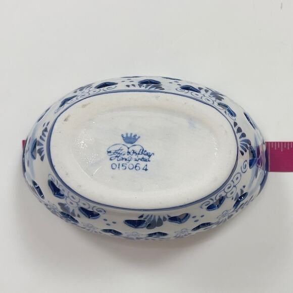 Delft Blue Windmill Trinket Dish - Picture 15 of 16